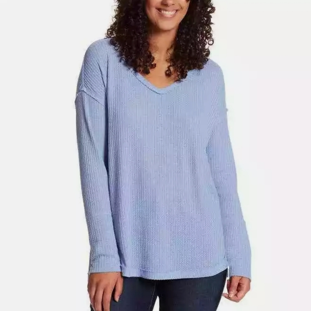 New Vintage America Women's Thermal V Knit